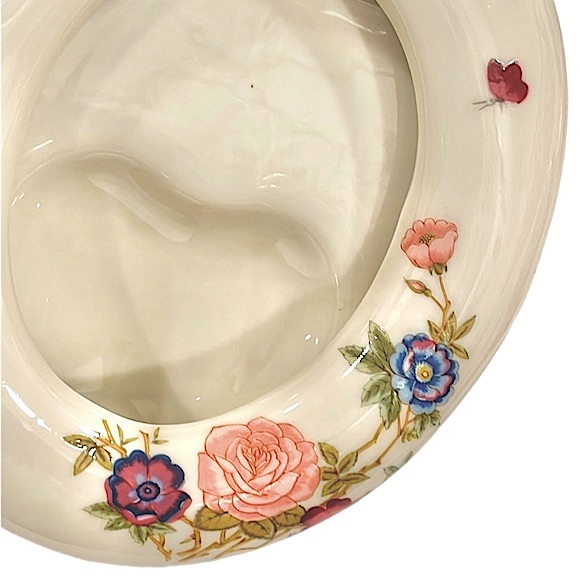 TAKAHASHI East Wind Japanese Vintage Porcelain Oval Picture Frame EUC - Picture 5 of 15